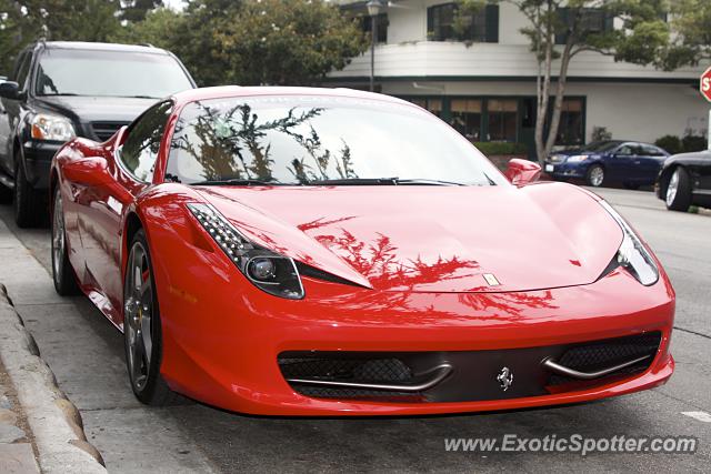 Ferrari 458 Italia spotted in Carmel, California