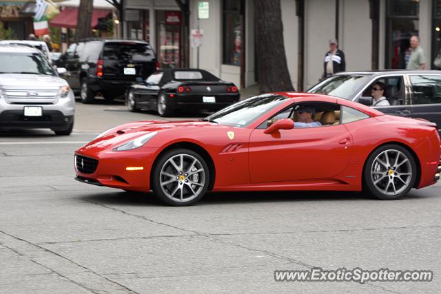 Ferrari California spotted in Carmel, California