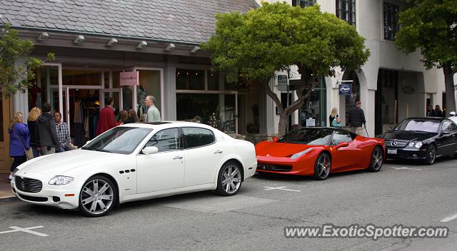 Ferrari 458 Italia spotted in Carmel, California