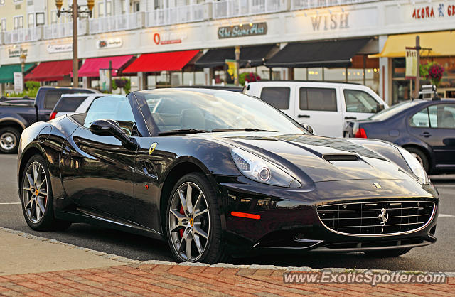 Ferrari California spotted in Long Branch, New Jersey