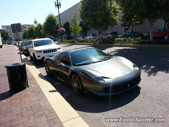 Ferrari 458 Italia spotted in Kansas City, Missouri