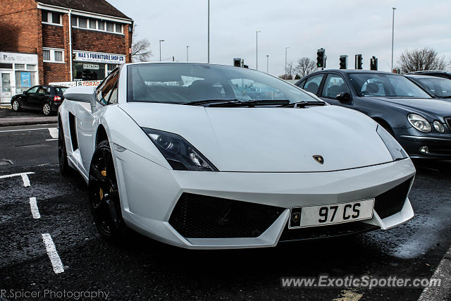 Lamborghini Gallardo spotted in Loughborough, United Kingdom