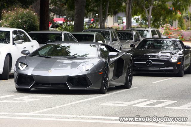 Lamborghini Aventador spotted in Carmel, California