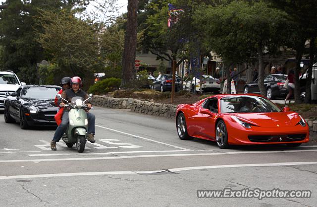 Ferrari 458 Italia spotted in Carmel, California