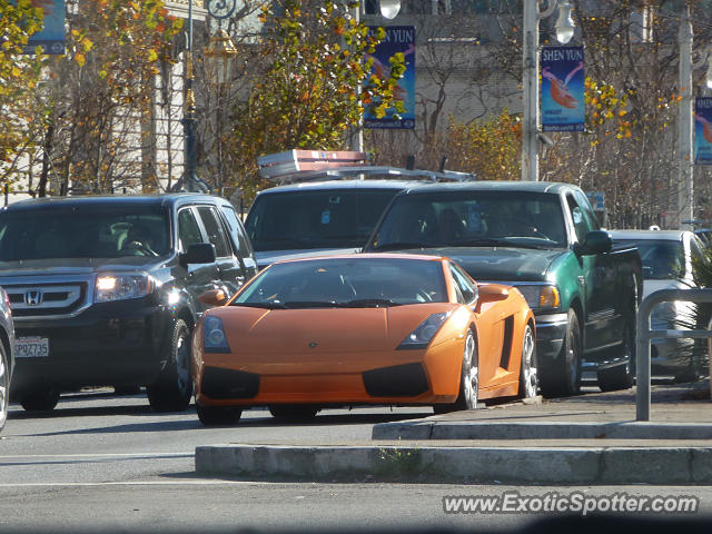 Lamborghini Gallardo spotted in San Francisco, California