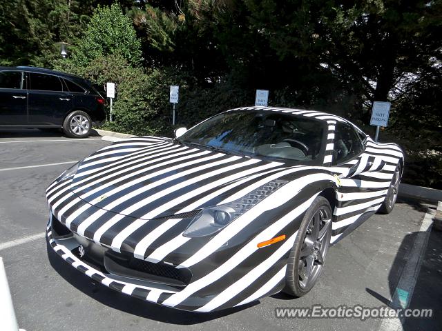 Ferrari 458 Italia spotted in Monterey, California