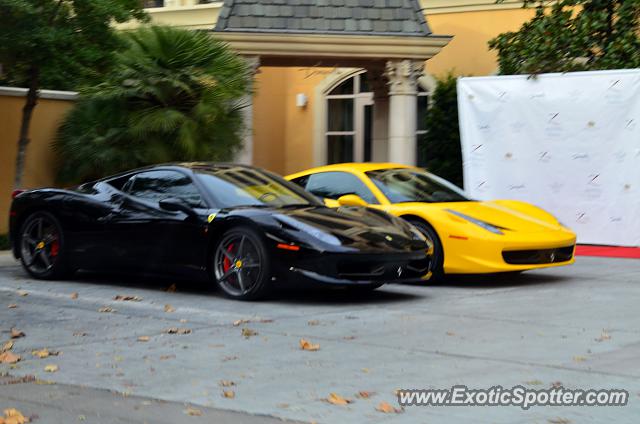 Ferrari 458 Italia spotted in Dallas, Texas