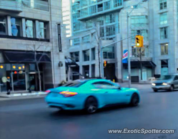 Maserati GranTurismo spotted in Toronto, Canada