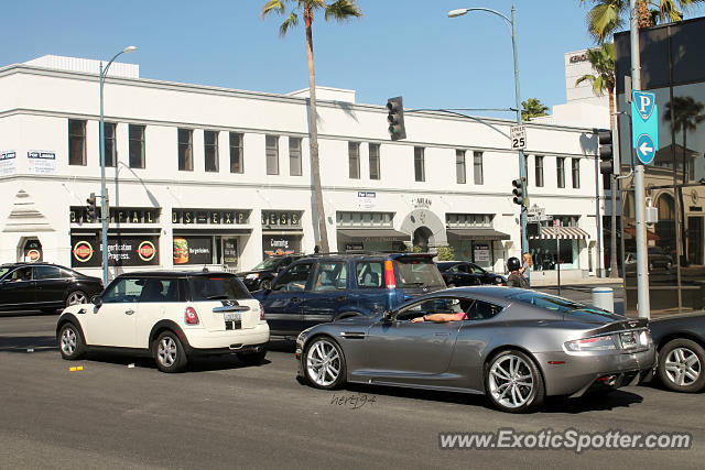 Aston Martin DBS spotted in Beverly Hills, California