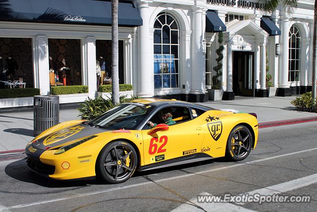 Ferrari 458 Italia spotted in Beverly Hills, California