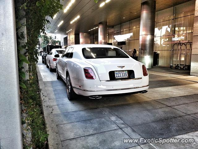 Bentley Mulsanne spotted in Los Angeles, California