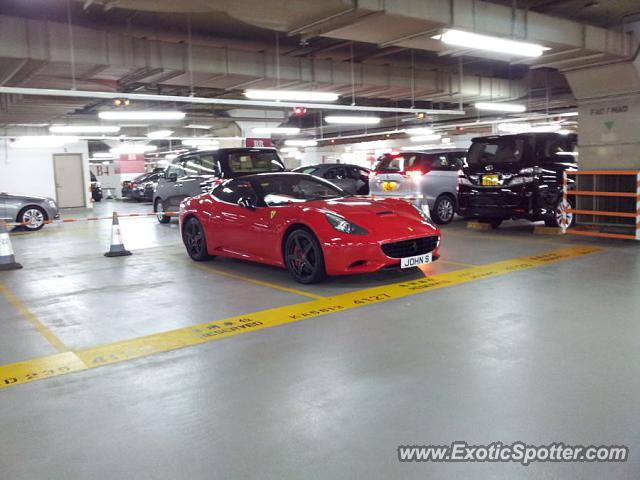 Ferrari California spotted in Hong kong, China