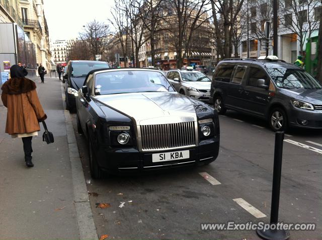 Rolls Royce Phantom spotted in Paris, France