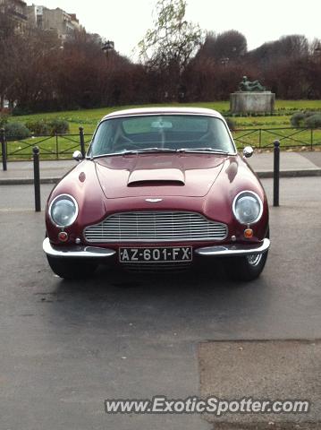 Aston Martin DB5 spotted in Paris, France