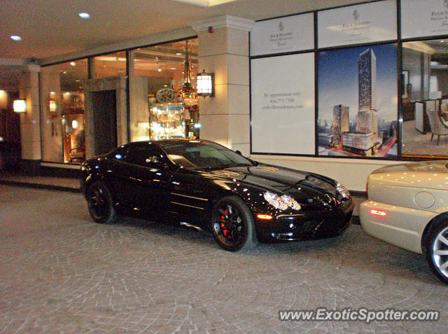 Mercedes SLR spotted in Toronto, Ontario, Canada