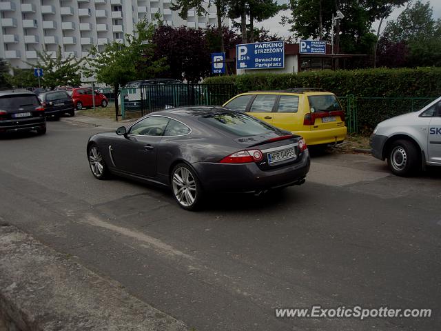 Jaguar XKR spotted in Kolobrzeg, Poland