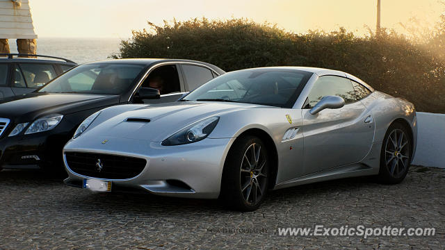 Ferrari California spotted in Guincho, Portugal