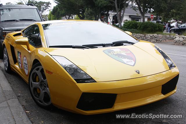 Lamborghini Gallardo spotted in Carmel, California