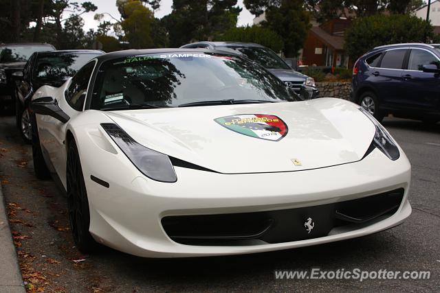 Ferrari 458 Italia spotted in Carmel, California