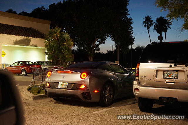 Ferrari California spotted in Stuart, Florida