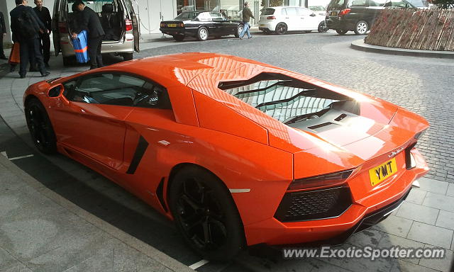 Lamborghini Aventador spotted in Hong Kong, China