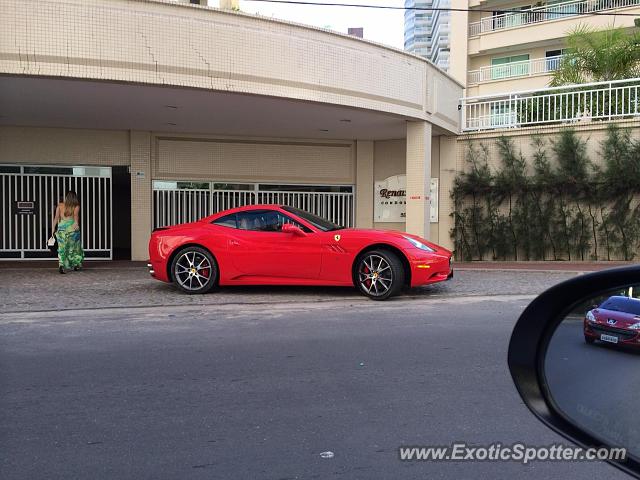 Ferrari California spotted in Fortaleza, Brazil