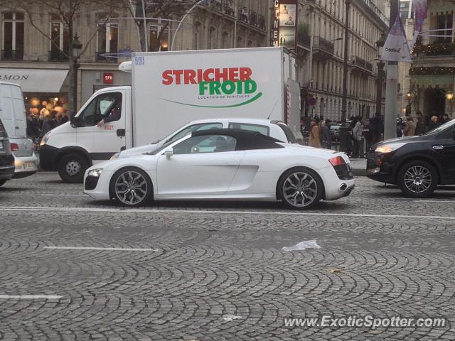 Audi R8 spotted in Paris, France