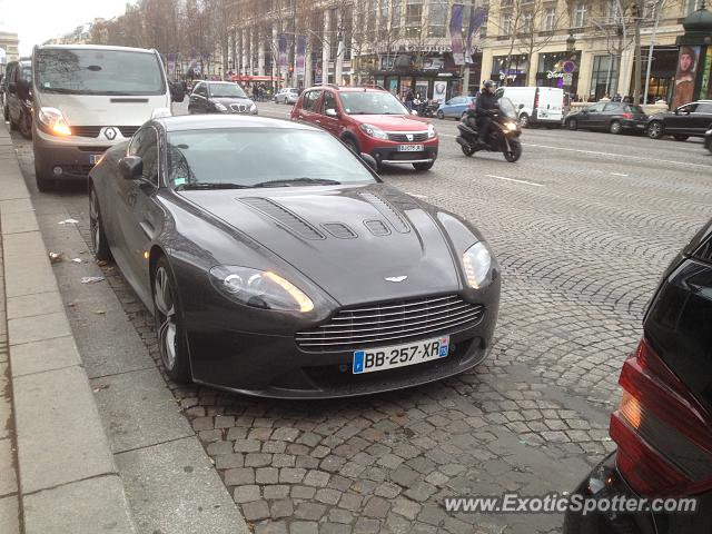 Aston Martin Vantage spotted in Paris, France