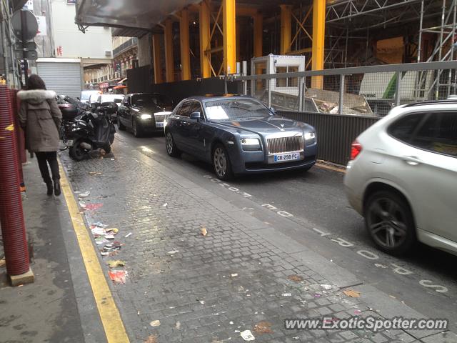 Rolls Royce Ghost spotted in Paris, France