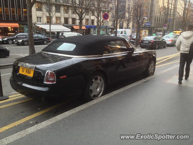 Rolls Royce Phantom spotted in Paris, France