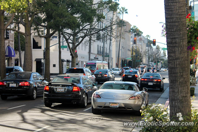 Mercedes SLS AMG spotted in Beverly Hills, California