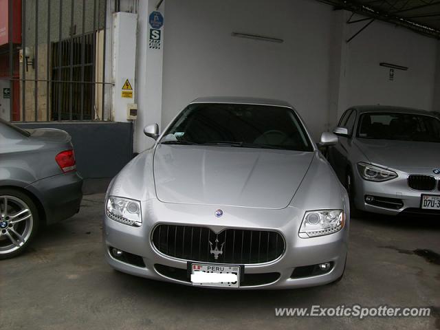 Maserati Quattroporte spotted in Lima, Peru