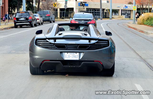 Mclaren MP4-12C spotted in Dallas, Texas