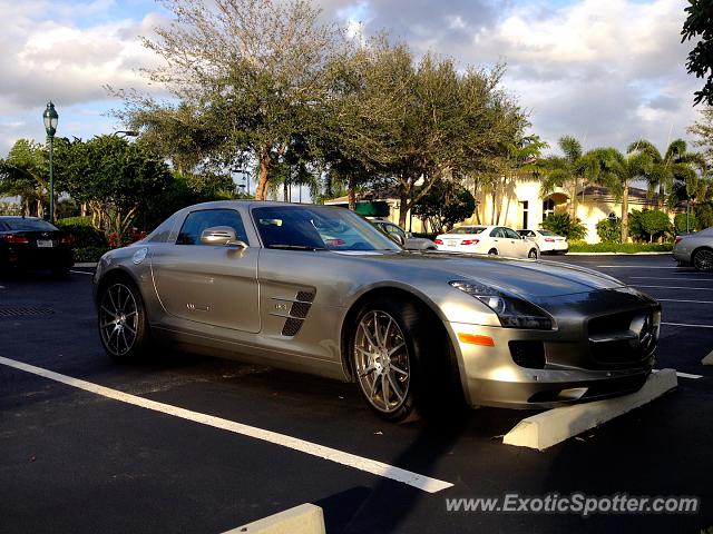 Mercedes SLS AMG spotted in Boca Raton, Florida