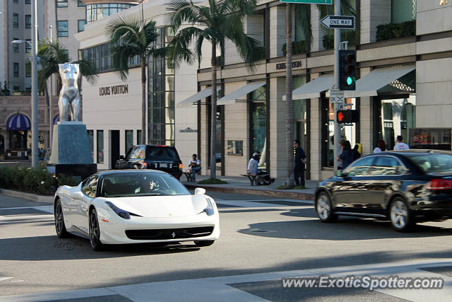 Ferrari 458 Italia spotted in Beverly Hills, California