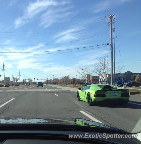 Lamborghini Aventador spotted in St. Louis, Missouri