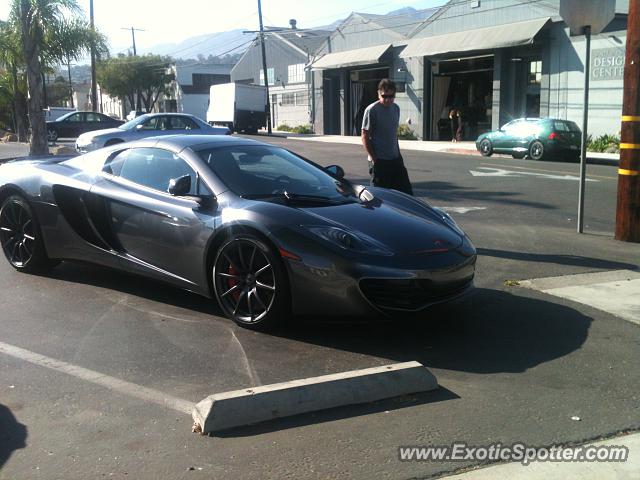 Mclaren MP4-12C spotted in Santa Barbara, California