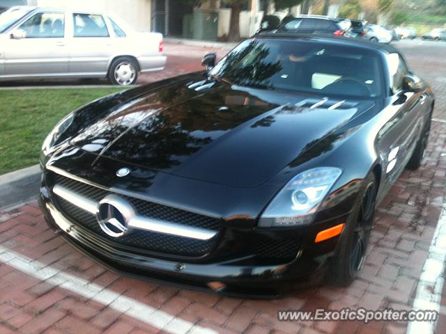 Mercedes SLS AMG spotted in Malibu, California