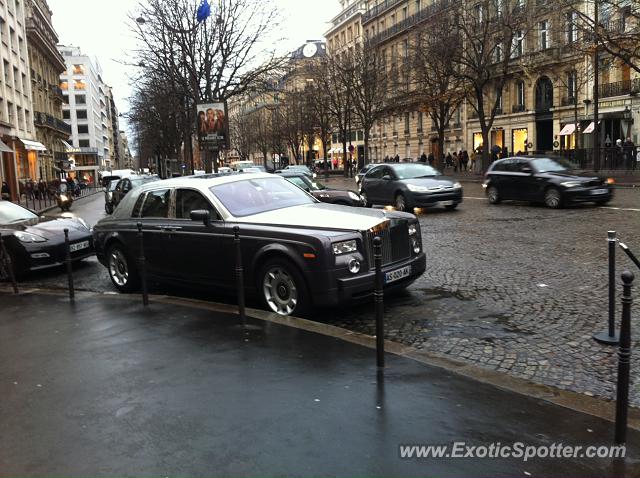 Rolls Royce Phantom spotted in Paris, France