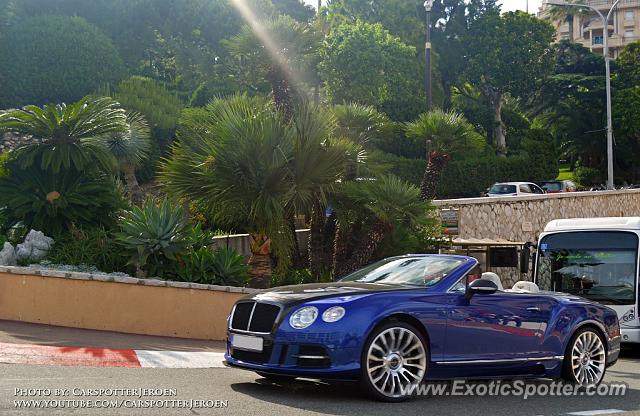 Bentley Continental spotted in Monaco, Monaco