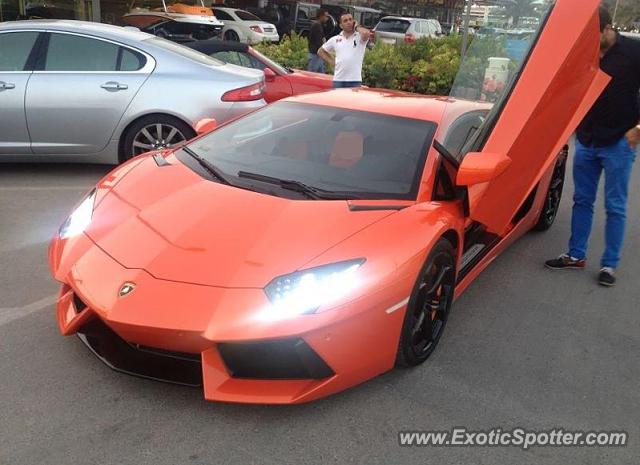 Lamborghini Aventador spotted in Tehran, Iran