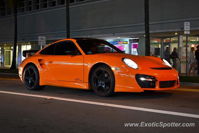 Porsche 911 Turbo spotted in Miami Beach, Florida