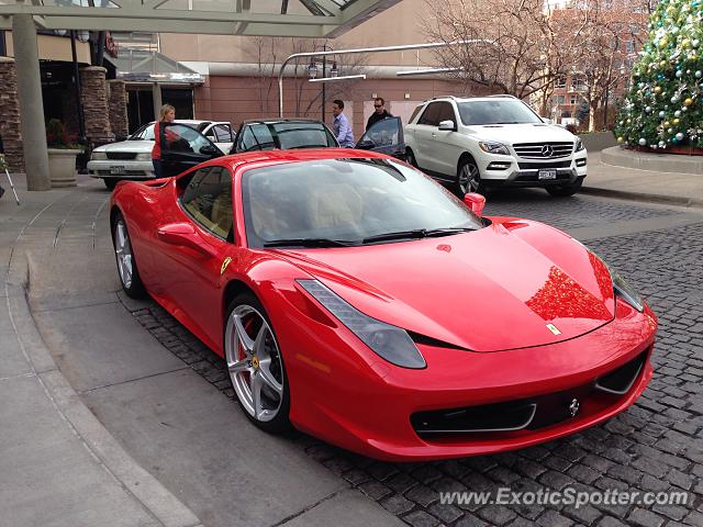 Ferrari 458 Italia spotted in Denver, Colorado