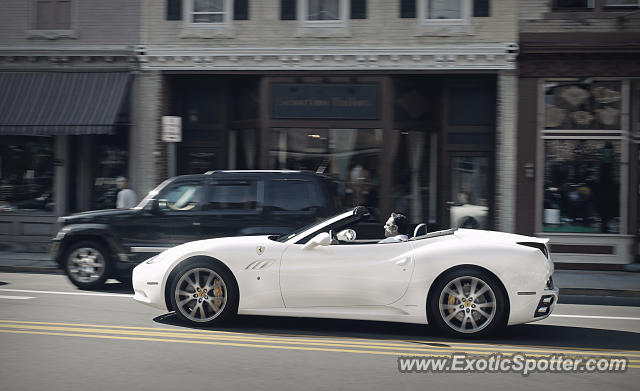 Ferrari California spotted in Red Bank, New Jersey