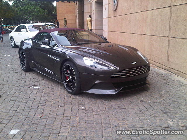 Aston Martin Vanquish spotted in Sandton, South Africa