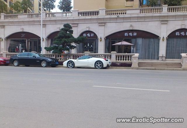 Ferrari 458 Italia spotted in Nanning,Guangxi, China