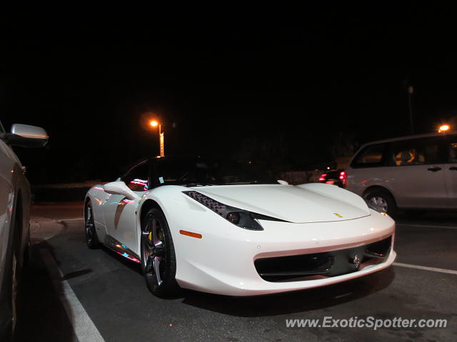 Ferrari 458 Italia spotted in Rowland Heights, California