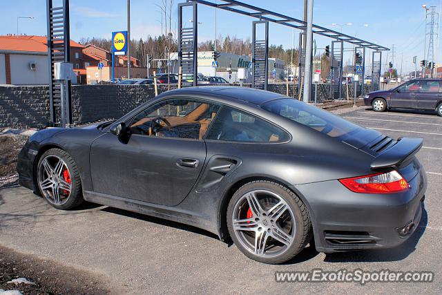 Porsche 911 Turbo spotted in Vantaa, Finland