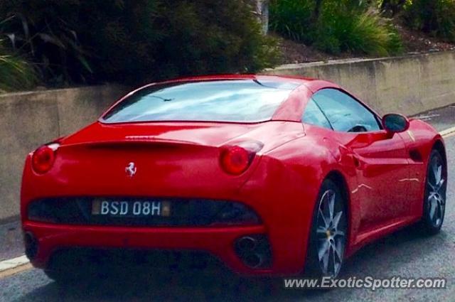 Ferrari California spotted in Leichhardt, Australia
