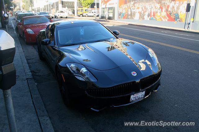 Fisker Karma spotted in Hollywood, California